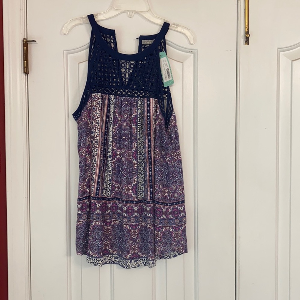 Stitch Fix Daniel Rainn crochet neck halter top
